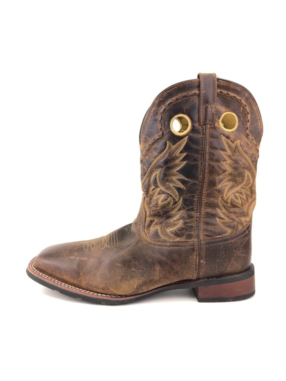 Laredo Kane Brown Leather Western Boots 15 EW